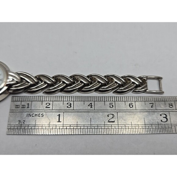 Gianello Sterling Silver 925 Ladies Bracelet Watch Roman Dial Quartz New Battery - Picture 9 of 12